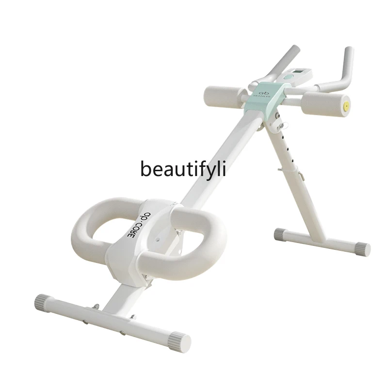 

zqAbdominal Muscle Fitness Equipment Home AB Rocket Slimming and Belly Contracting Abdominal Training Belly Rolling Machine