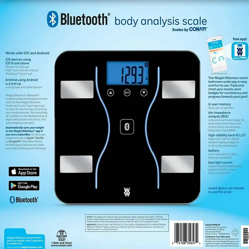 

Весы Bluetooth версии Ww912Xf