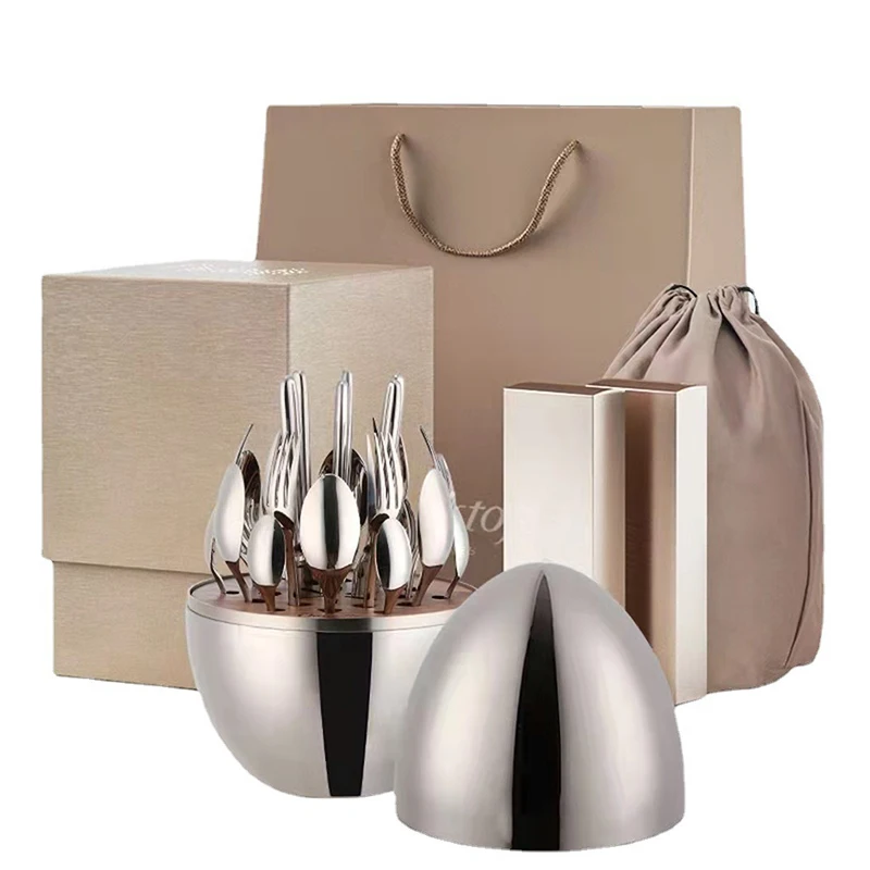 Набор столовых приборов из нержавеющей стали на 6 персон 24 шт. |