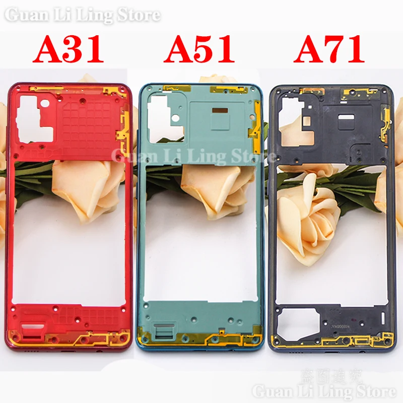 

10 шт., пластиковые кнопки питания и громкости для Samsung Galaxy A31, A315, A51, A515, A71, A715