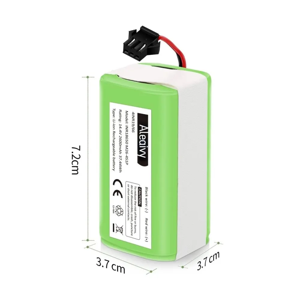 

18650 Battery 14.8V Lithium Battery For Conga Excellence 990 Ecovacs Deebot N79 N79S DN622 Eufy RoboVac 11 11S RoboVac 30 BMS