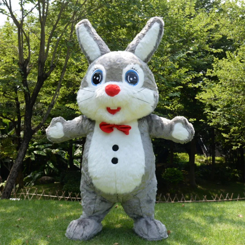 

Inflatable Rabbit Mascot Costume Easter Bunny For Adult Anime Cosplay Customize Kits Mascotte Carnival Costumes Animal 2M Tall