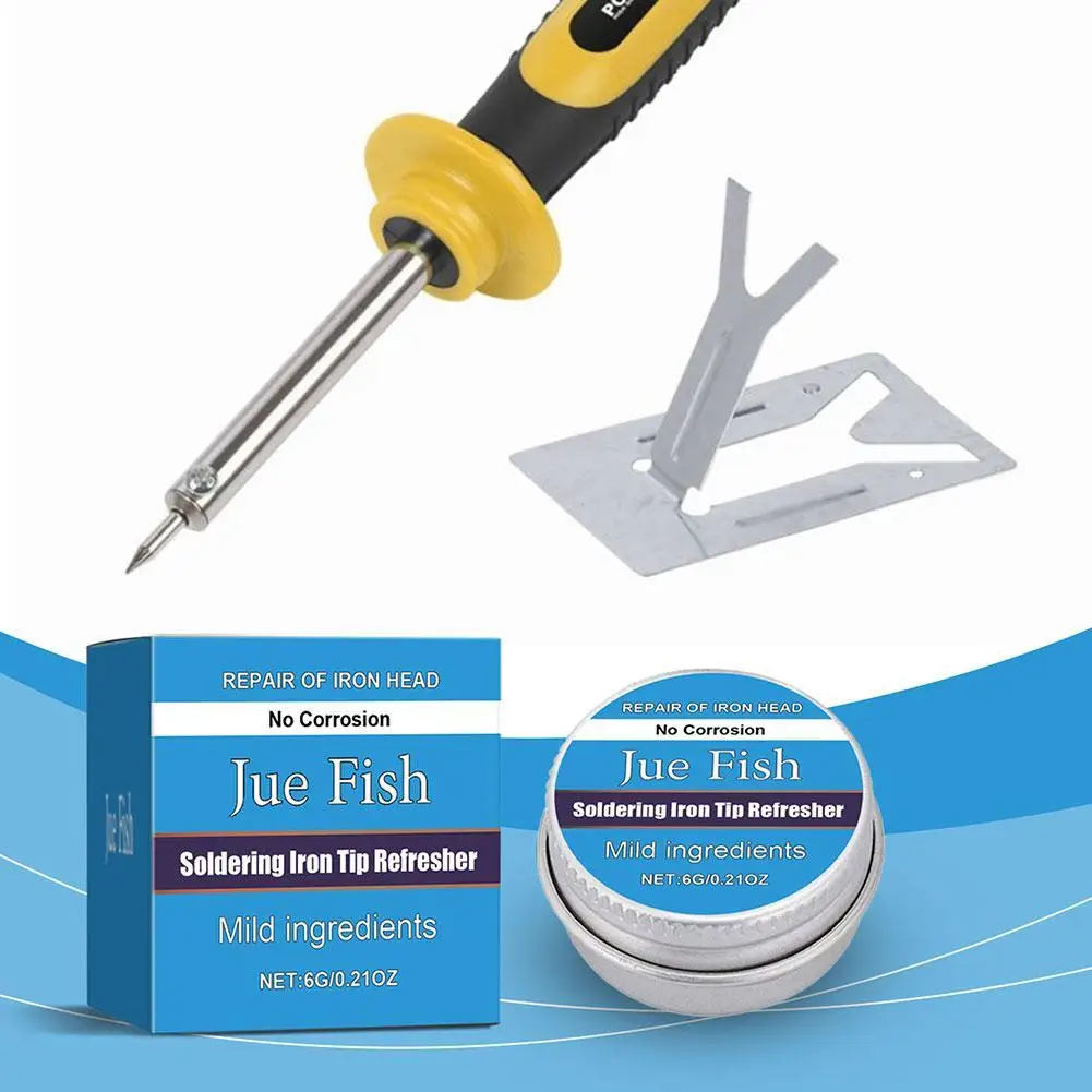 Высококачественное новое 6 г электрическое паяльное жало очистка освежающий