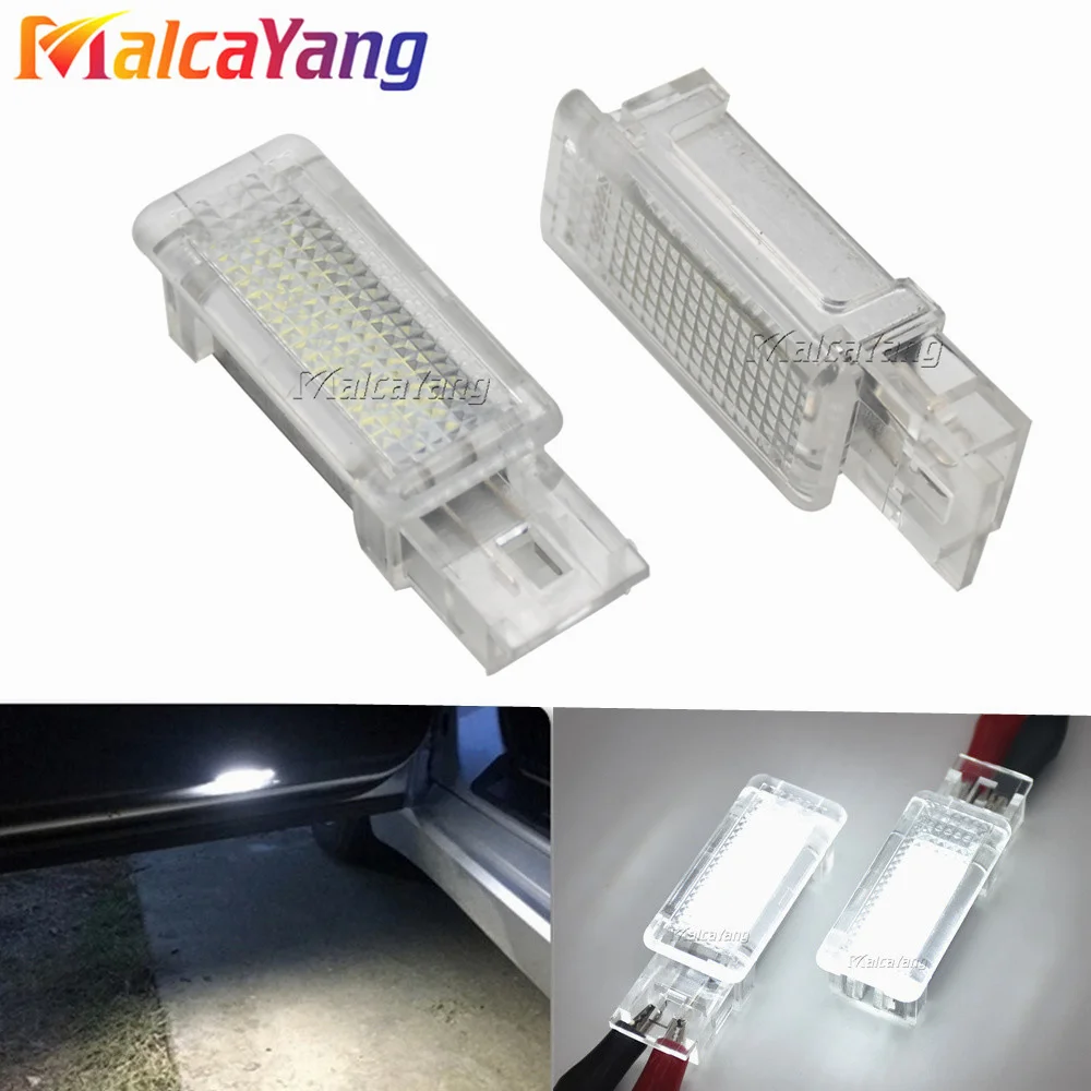 

2Pcs LED Courtesy Footwell Under Door Light For Mercedes Benz R171 R199 C Class SLK CLK SLR Viano W639