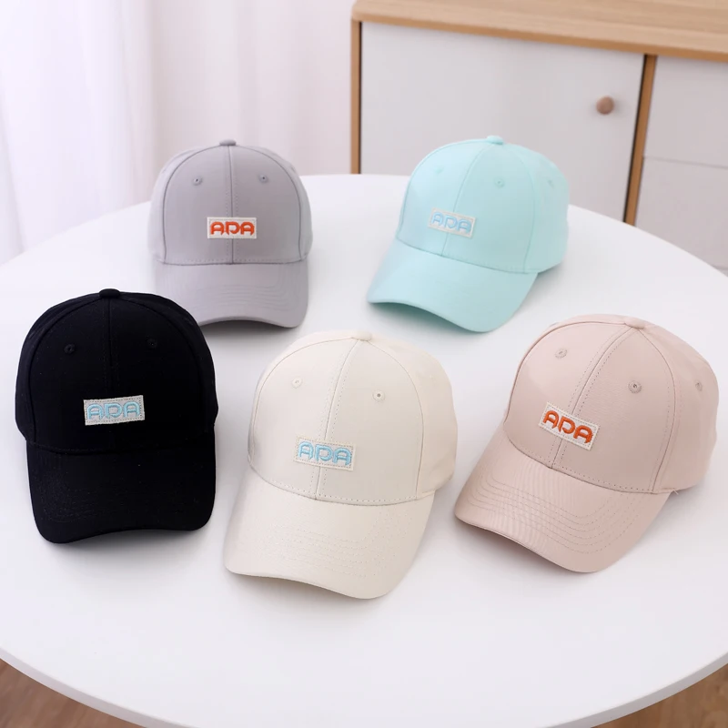 

2023 Fashion Spring Baby Baseball Cap For Child Letter Embroidery Boys Girl Hip Hop Sun Hat Toddler Children Adjustable Caps