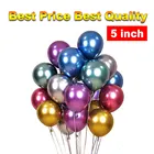 шары воздушные набор шары на день рождения воздушные шары шарики на день рождения воздушные шары набором Воздушные шары, декоративные металлические, хромированные, 5 дюймов