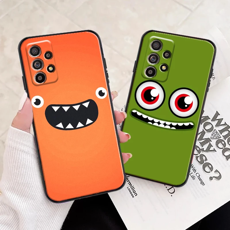 

Luxury Cute For Samsung M11 M12 Phone Case Black Silicone Cover Carcasa Coque