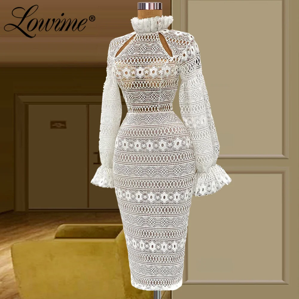 

Женское кружевное вечернее платье Lowime, элегантное платье до щиколотки в арабском стиле, вечернее платье знаменитости Дубая, индивидуальный...