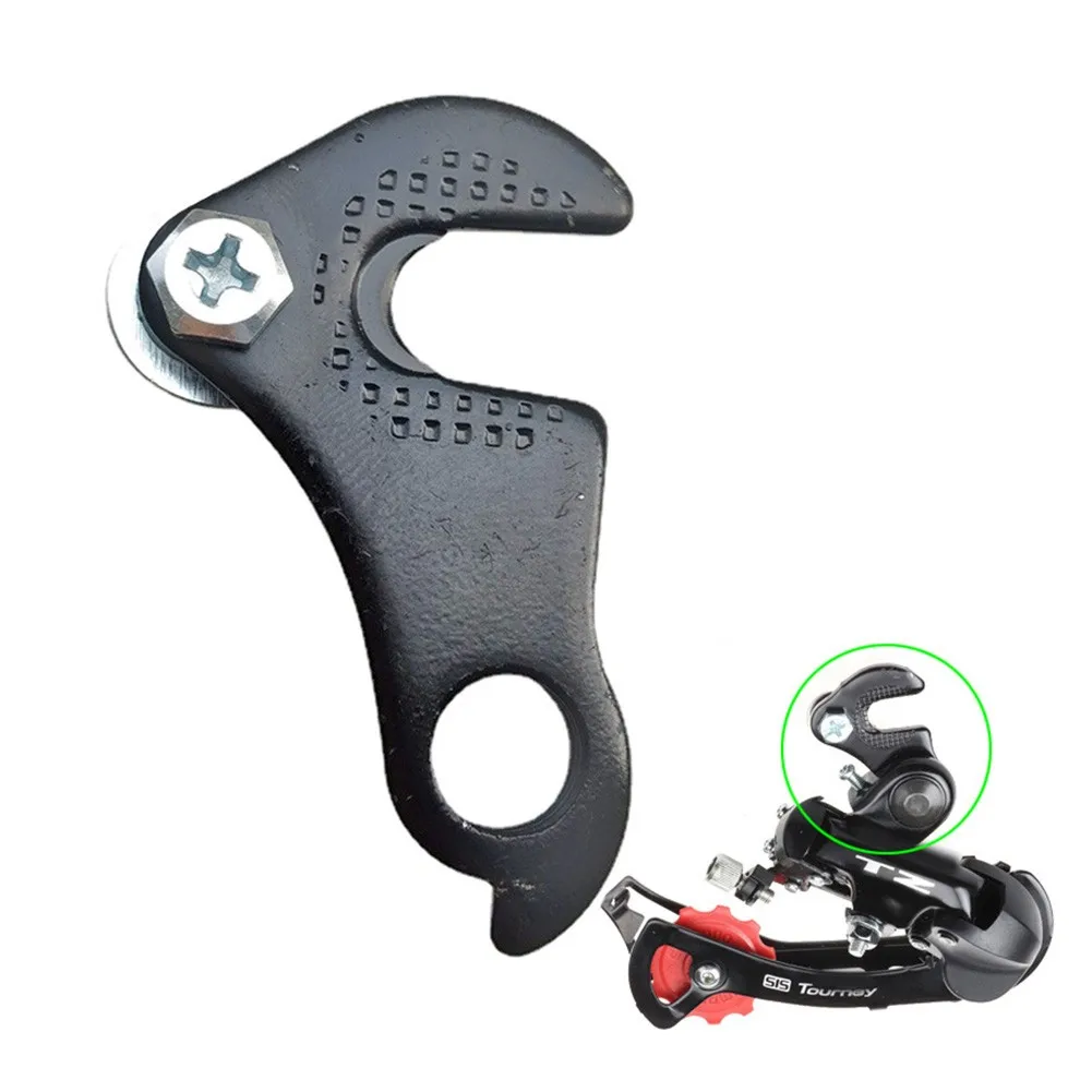 

1pc Bike Rear Derailleur Hanger Gear Tail Hook Converter With Bolt Bicycle Governor Hook Iron Bikes Tailhook Cycling Accessories