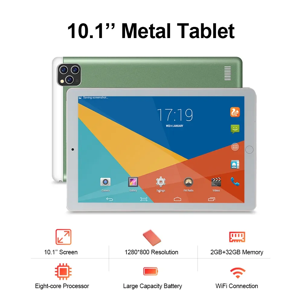 

Metal Tablet with MT6592 Eight-core Processor 1280*800 Resolution 2GB 32GB Memory Support 2G/3G Call Dual cameras Tablets