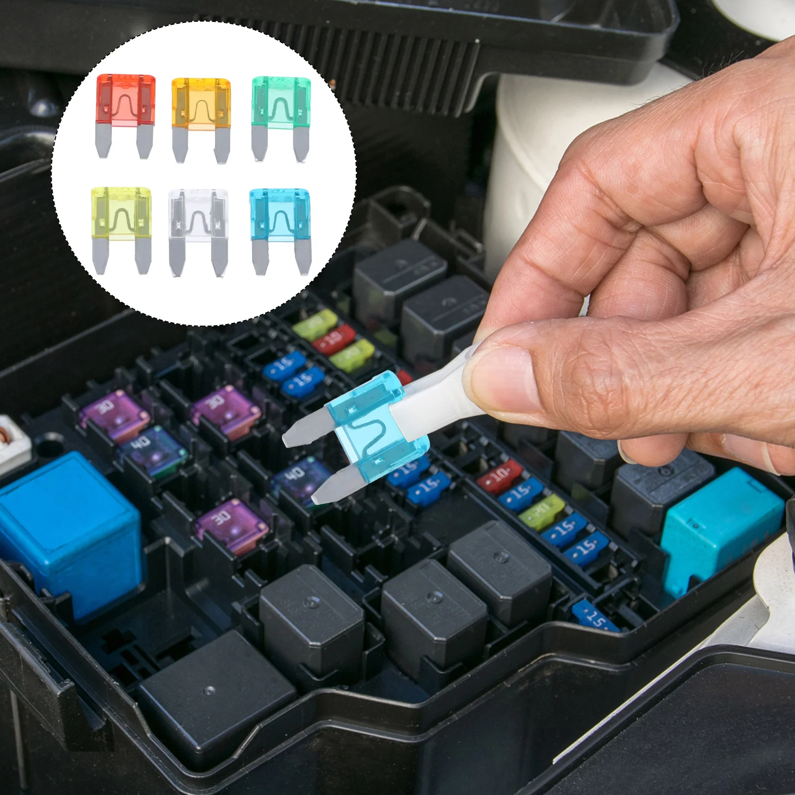 

120 Pcs Car Truck Micro Blades Fuses with Clip Auto Blades Fuse Standard Fuses