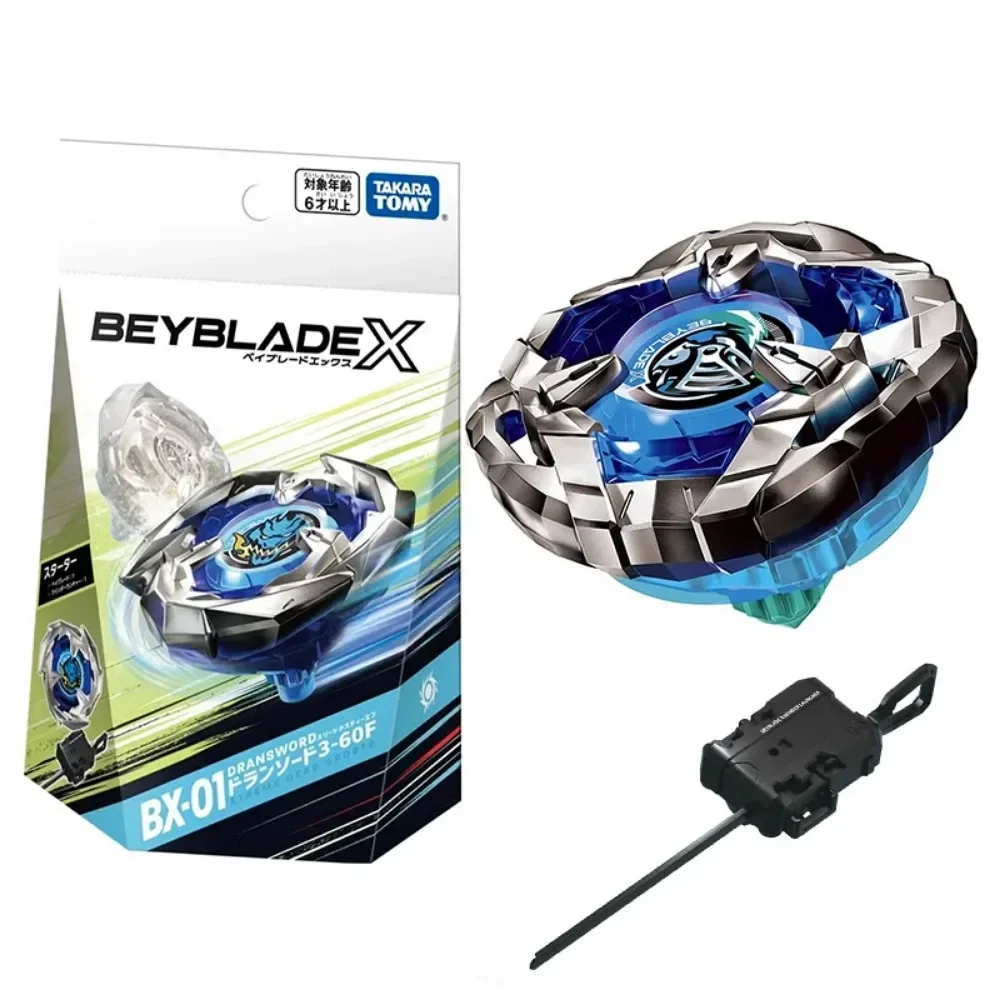 Оригинальный Takara Tomy Beyblade X BX-01 Starter Dran Sword 3-60F