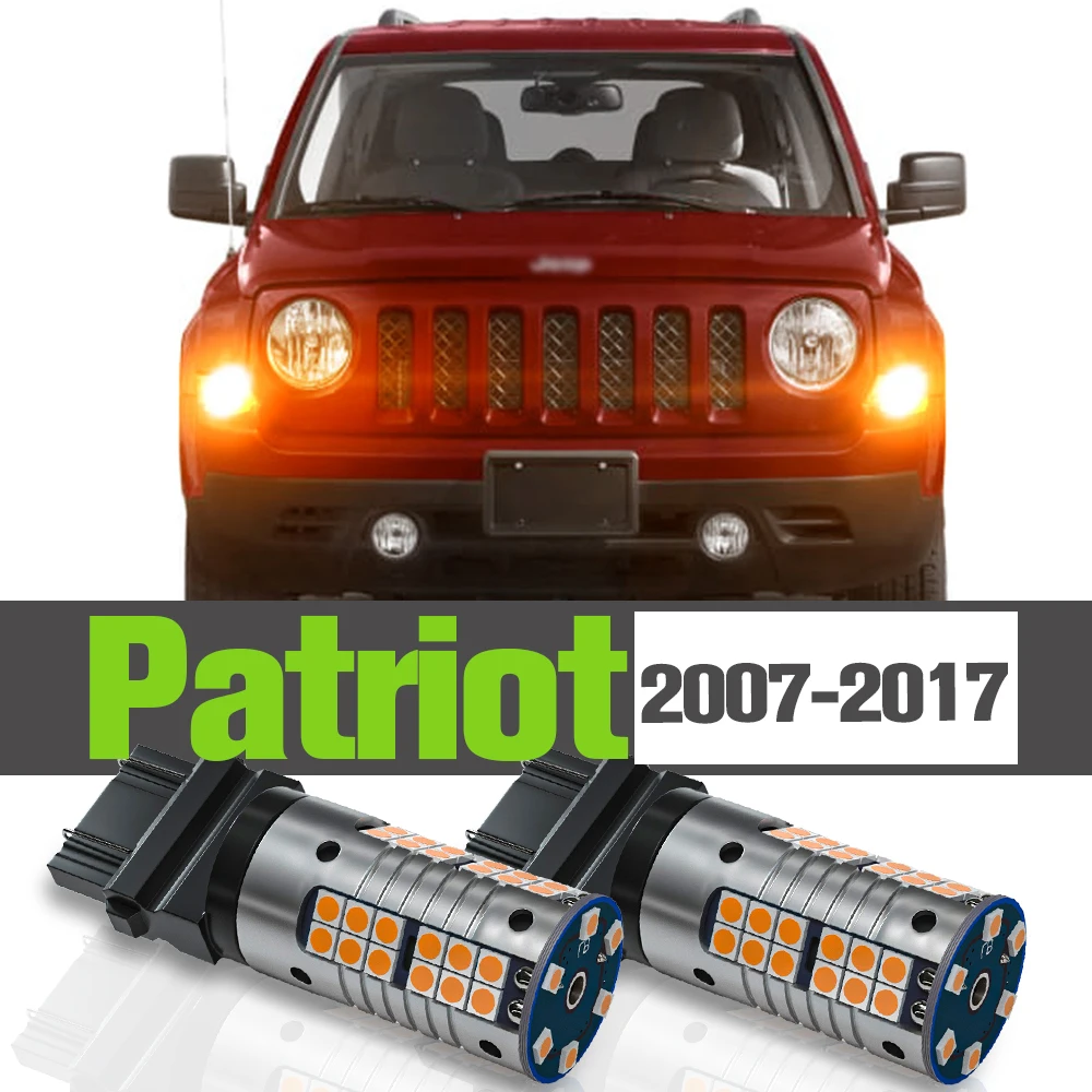 

2x LED Turn Signal Light Accessories Lamp For Jeep Patriot MK 2007-2017 2008 2009 2010 2011 2012 2013 2014 2015 2016