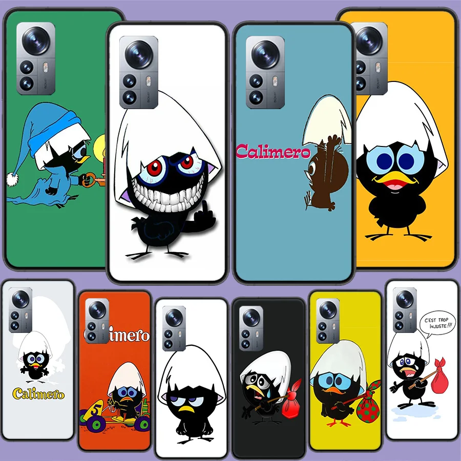 

Calimero Cute Cartoon Duck Phone Case For Xiaomi Mi 13 12T Pro 12X 12 Lite 5G 11T 11i 11 Ultra 10 10T 9T Pro 9 8 6X 5X A1 A2 Cap