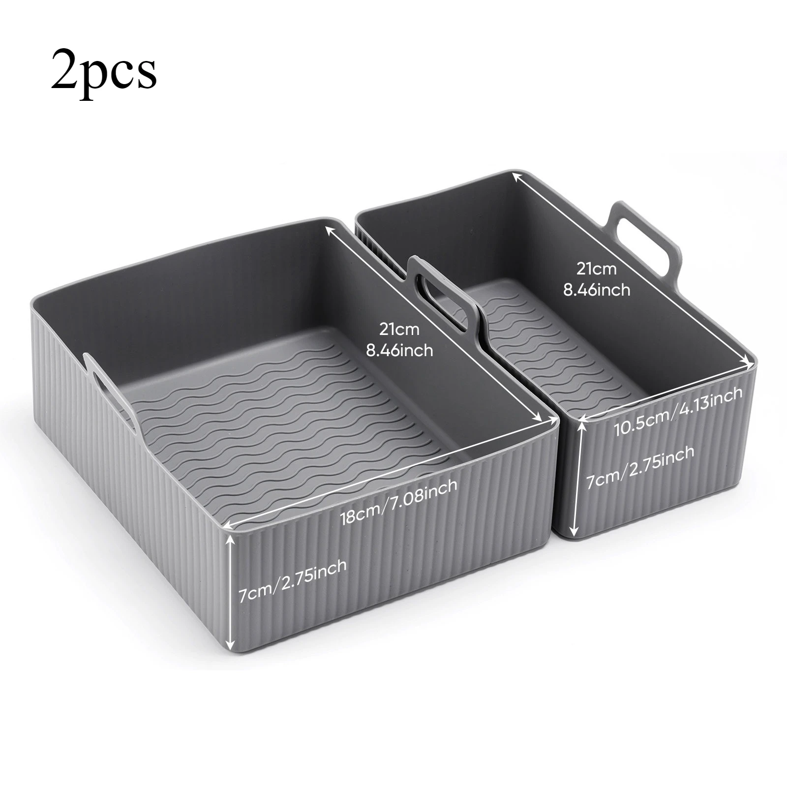 

2 шт. силиконовые коврики для аэрофритюрницы