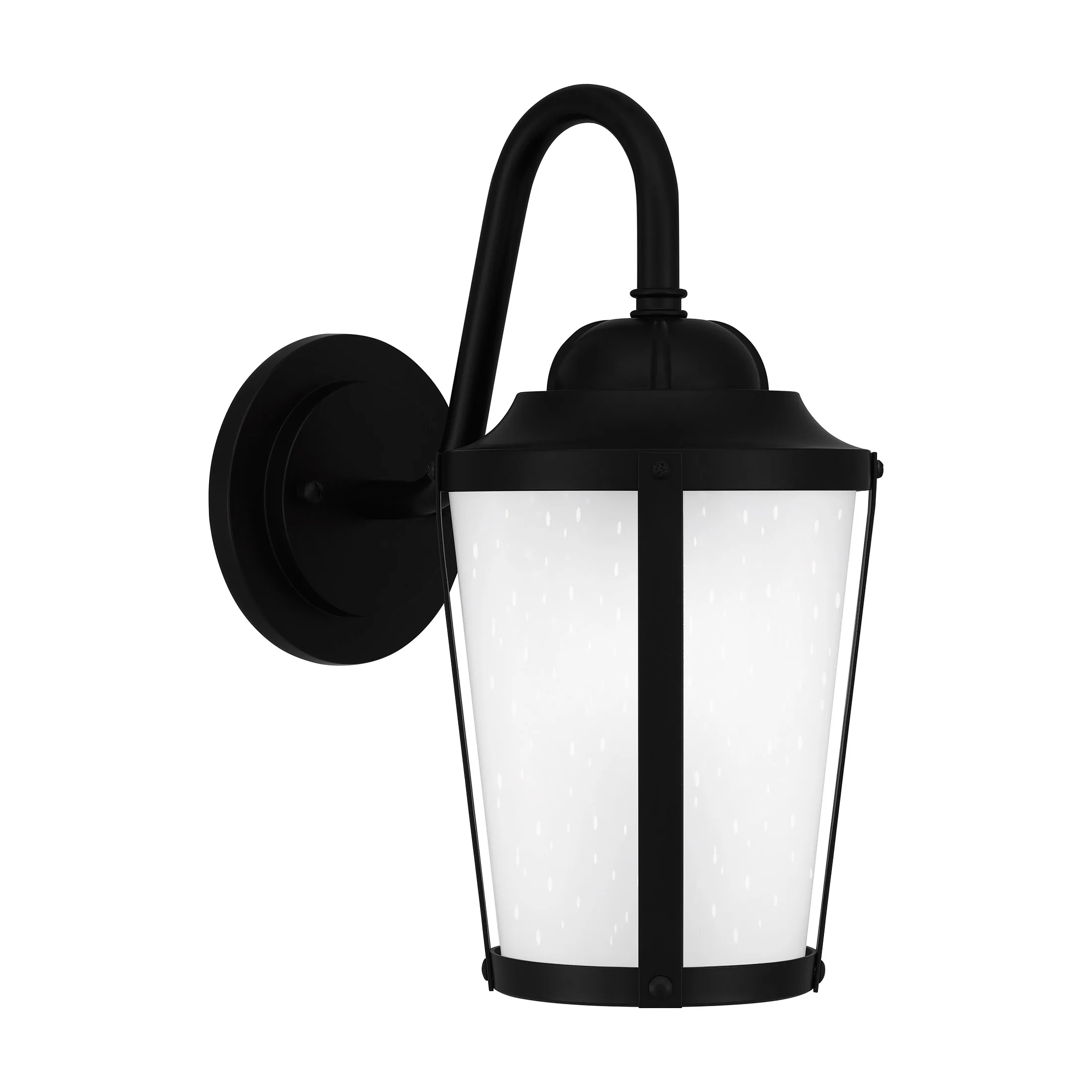 Berklee 1-Light Matte Black Outdoor Wall Lantern