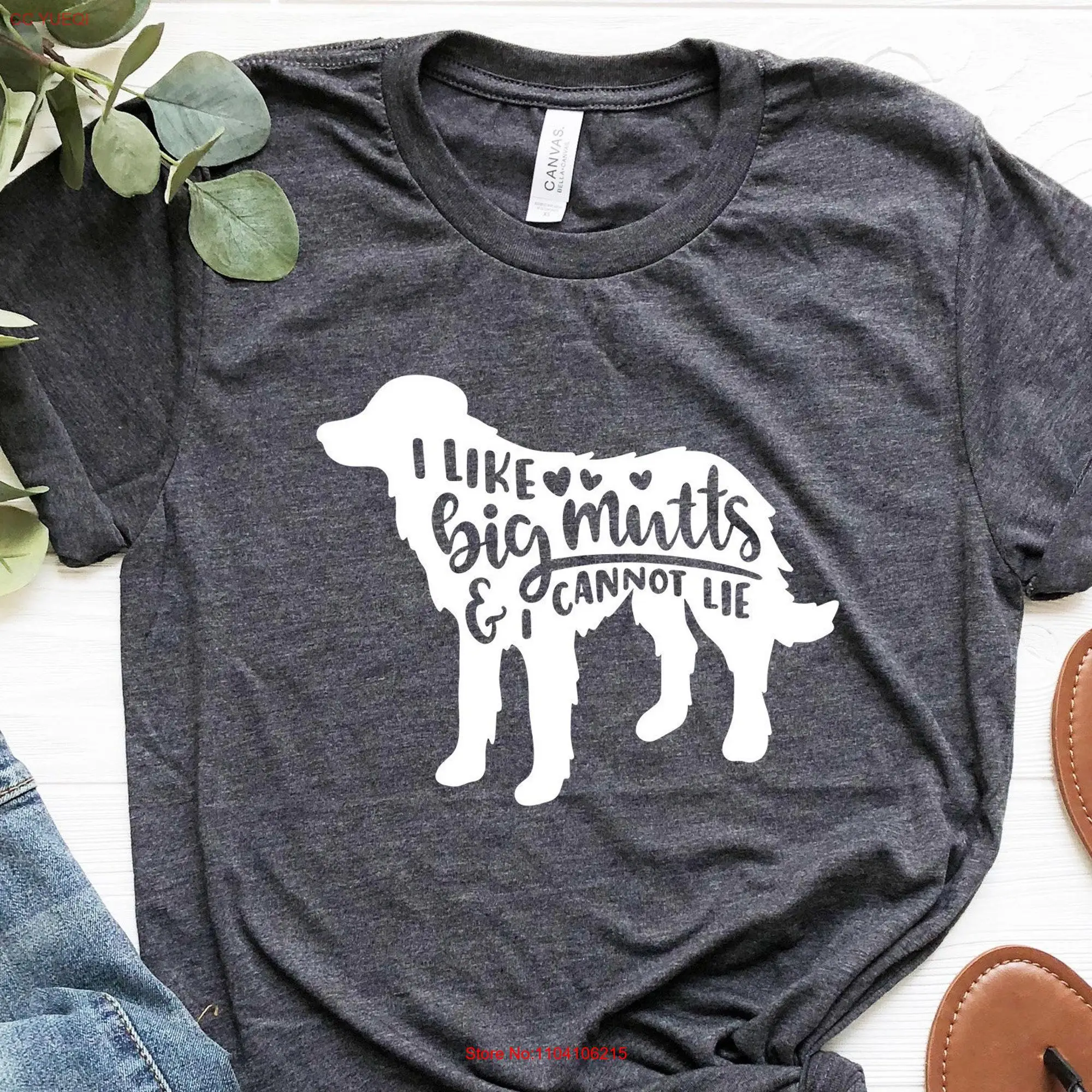 Футболка с надписью I Like Big Mutts Not Lie