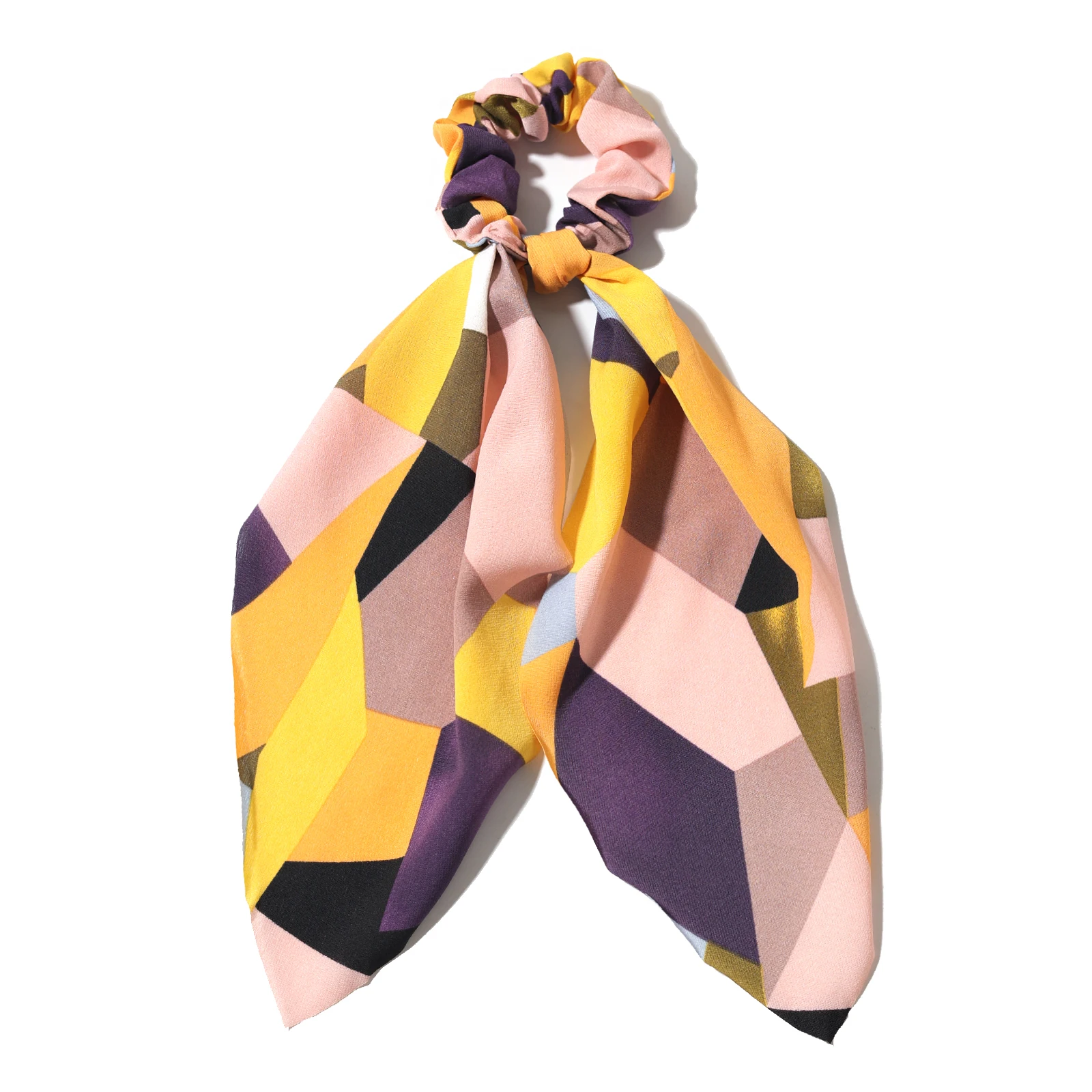 Женский шарф резинки для волос с геометрическим рисунком резинкой конского