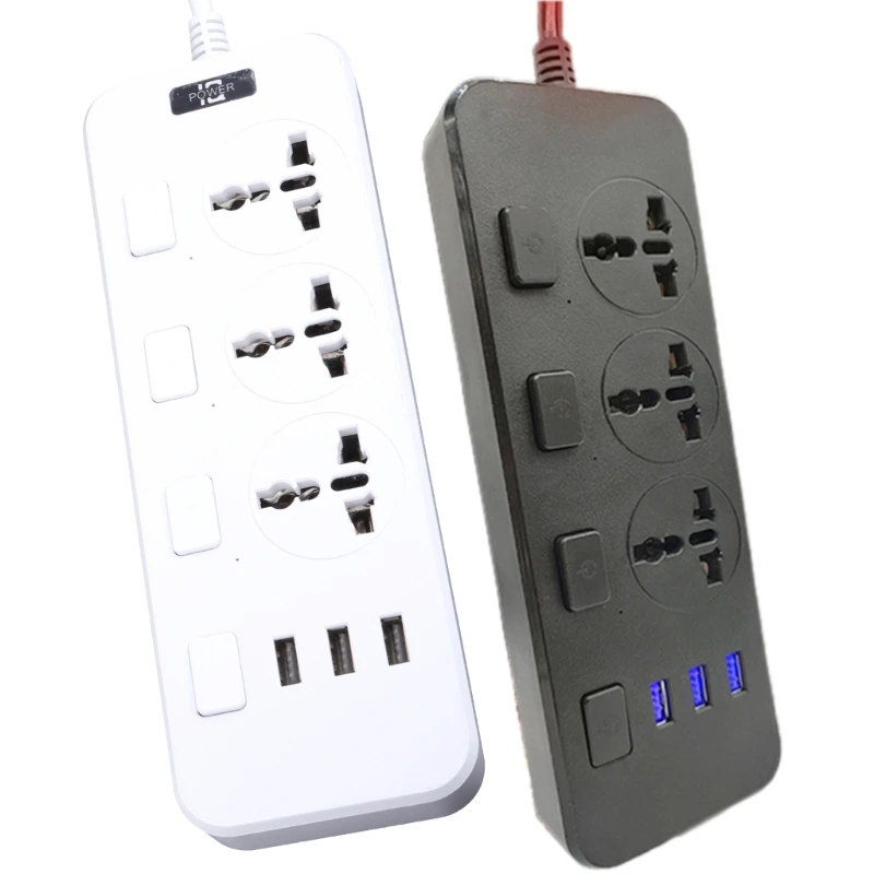

Desktop Multi Power Socket Plug with USB Fast Charging Port Socket Adapter