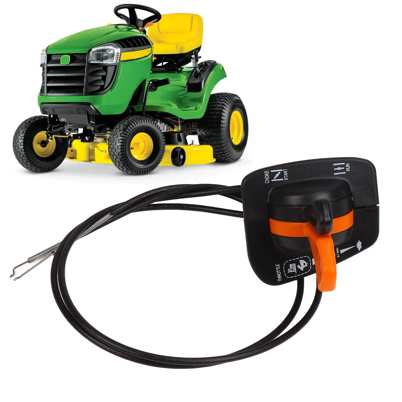 Ручка управления тросом дроссельной заслонки в сборе GY20948 для John Deere 125 135 145 155C 190C