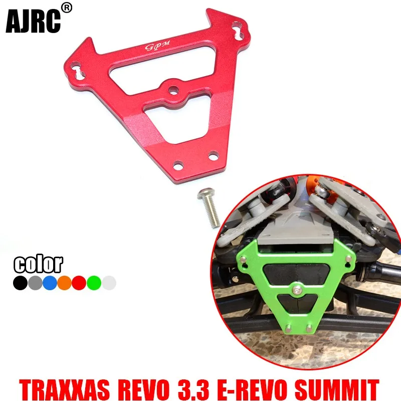 

For Trax Revo 2.0 E-revo Summit Aluminum Alloy Front/rear Gearbox Arm Code Fixing Piece 5323/5323r