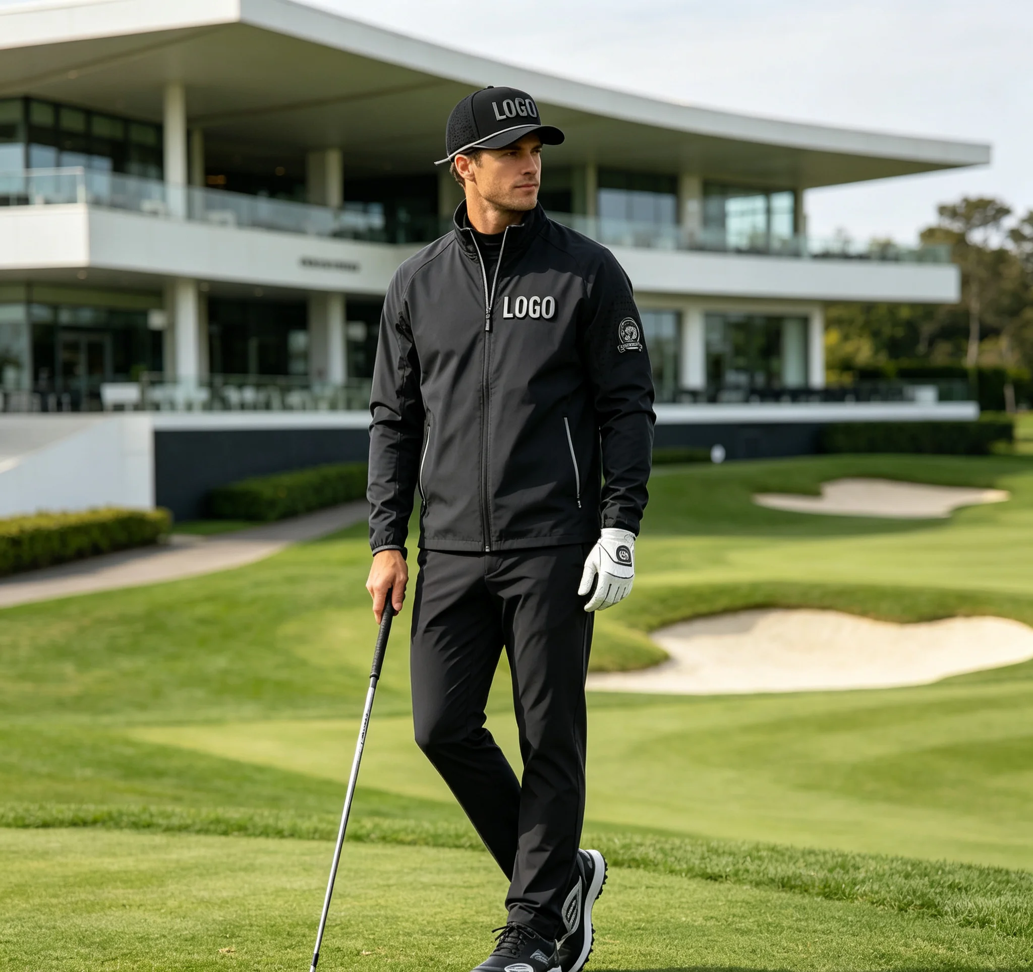 Бейсболка Custom 5 Panel Golf Hat с логотипом из ПВХ-резины, специальная серия, высококачественная, водонепроницаемая, производство США. (art.: 3920dbf679f4d) - 3920dbf679f4d