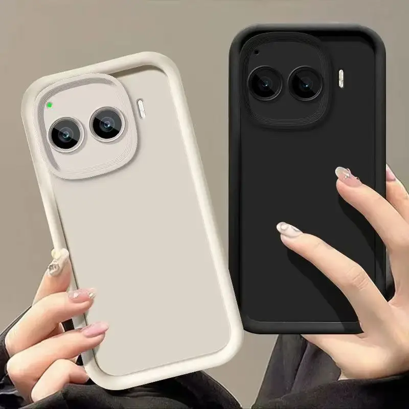 Фото Подходит для VIVO IQOO Z10 Z9 Z11X Z10X Z9X, чехол для телефона IQOO 15R Z11 Z9 Turbo+, прочный и ударопрочный силиконовый защитный чехол. №2
