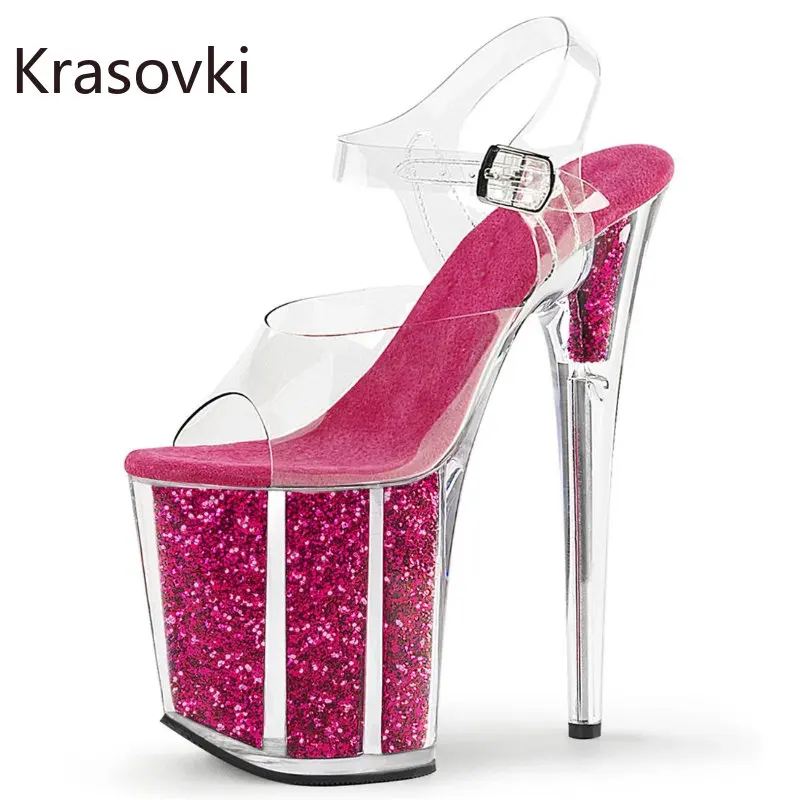 

Женские босоножки из искусственной кожи, на платформе 20 см