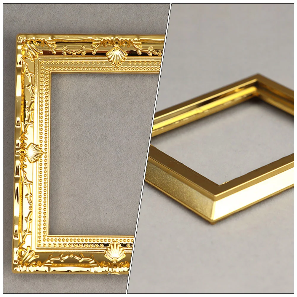 3 шт. рамка для кукольного домика декоративная фотография мини-миниатюрные