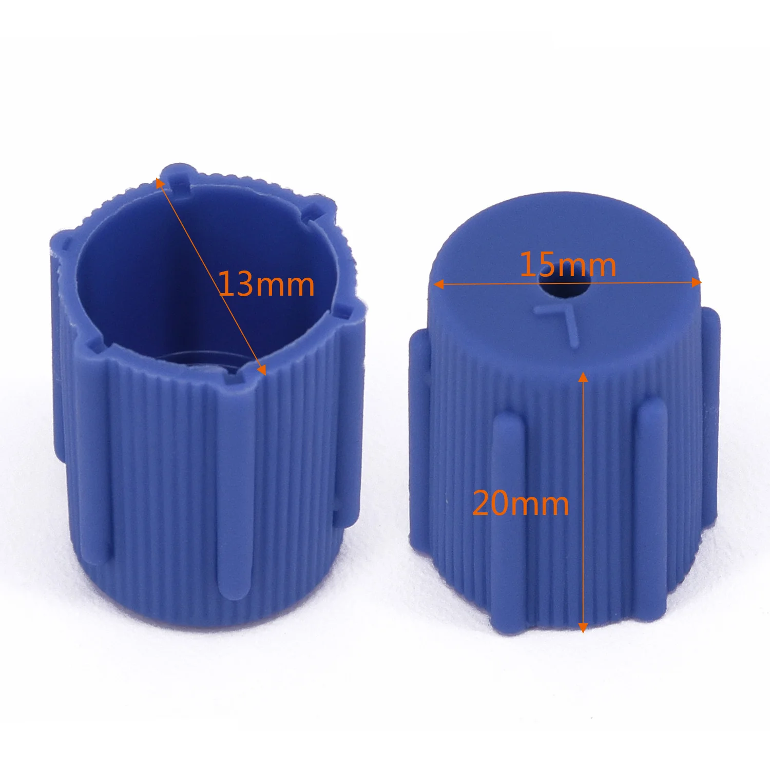 

10pcs Blue&red R134a 13mm &16mm Ac System Cap Charging Port Service Caps Durable