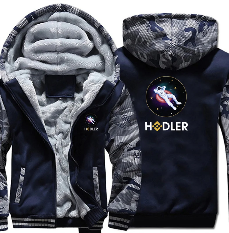 

Binance Cryptocurrency Crypto Coin BNB Hodler Men Winter Thick Keep Warm Sweatshirts Zipper Jacket Coat Streetwear