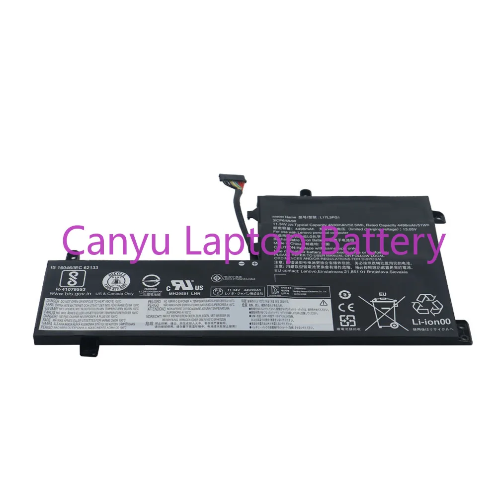 

For Lenovo Legion Y530 Y530-15ICH Y540-15IRH Y7000 Y7000P L17C3PG1 L17L3PG1 L17M3PG1 L17M3PG3 L17C3PG2 Laptop Battery New 11.4V