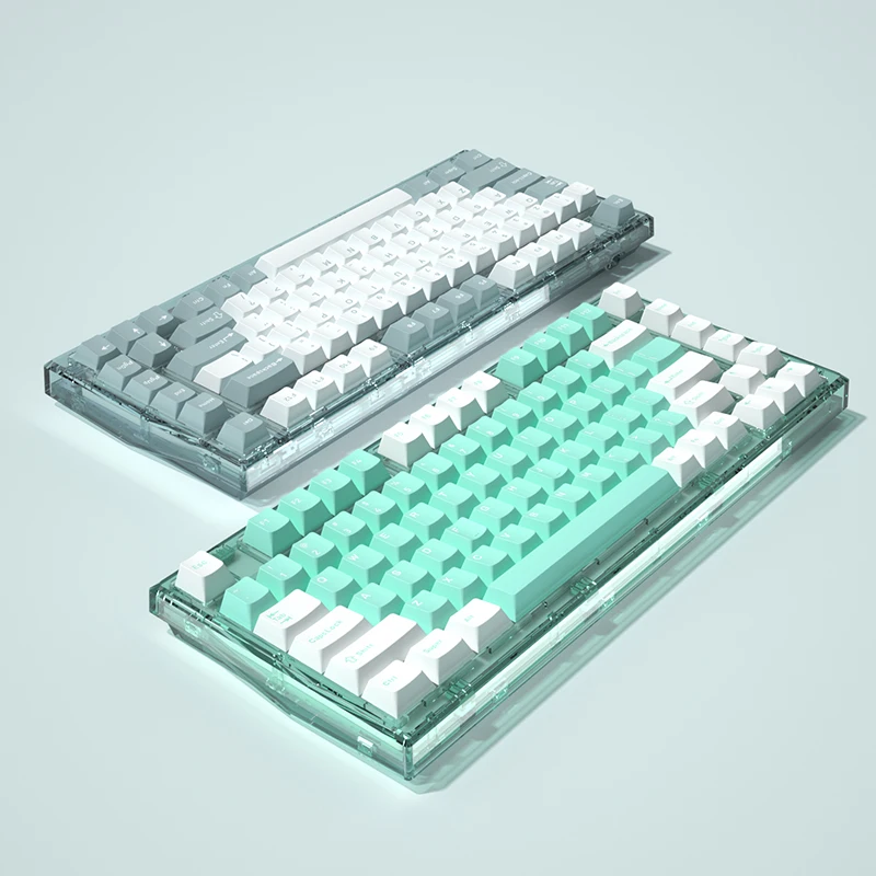 

FL Q75 Gasket Structure Mechanical Keyboard Backlit Rgb Hotswap Keyboard Custom Pc Gamer Accessories Diy Desktop for Pc Dota 2