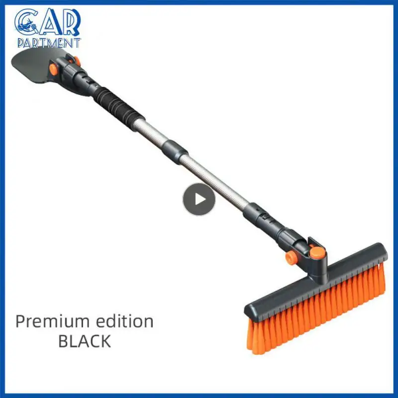 

Snow Shovel Portable Multi-function Snow Cleaning Scraping Tool Removable Structure Design Four In One Automobile Snow Scraper