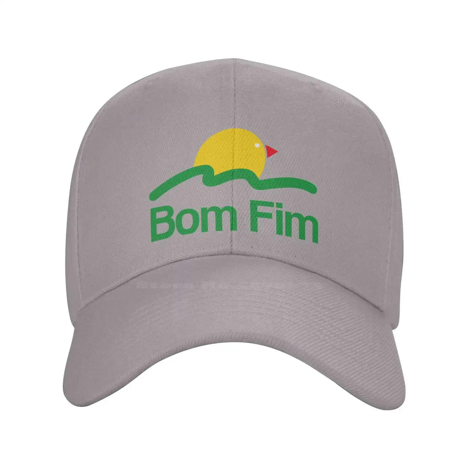 

Повседневная джинсовая бейсболка с принтом логотипа Bom Fim
