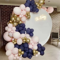 birthday party decoration pink purple balloon garland arch kit gold white balloons girl baby baptism shower wedding decorations