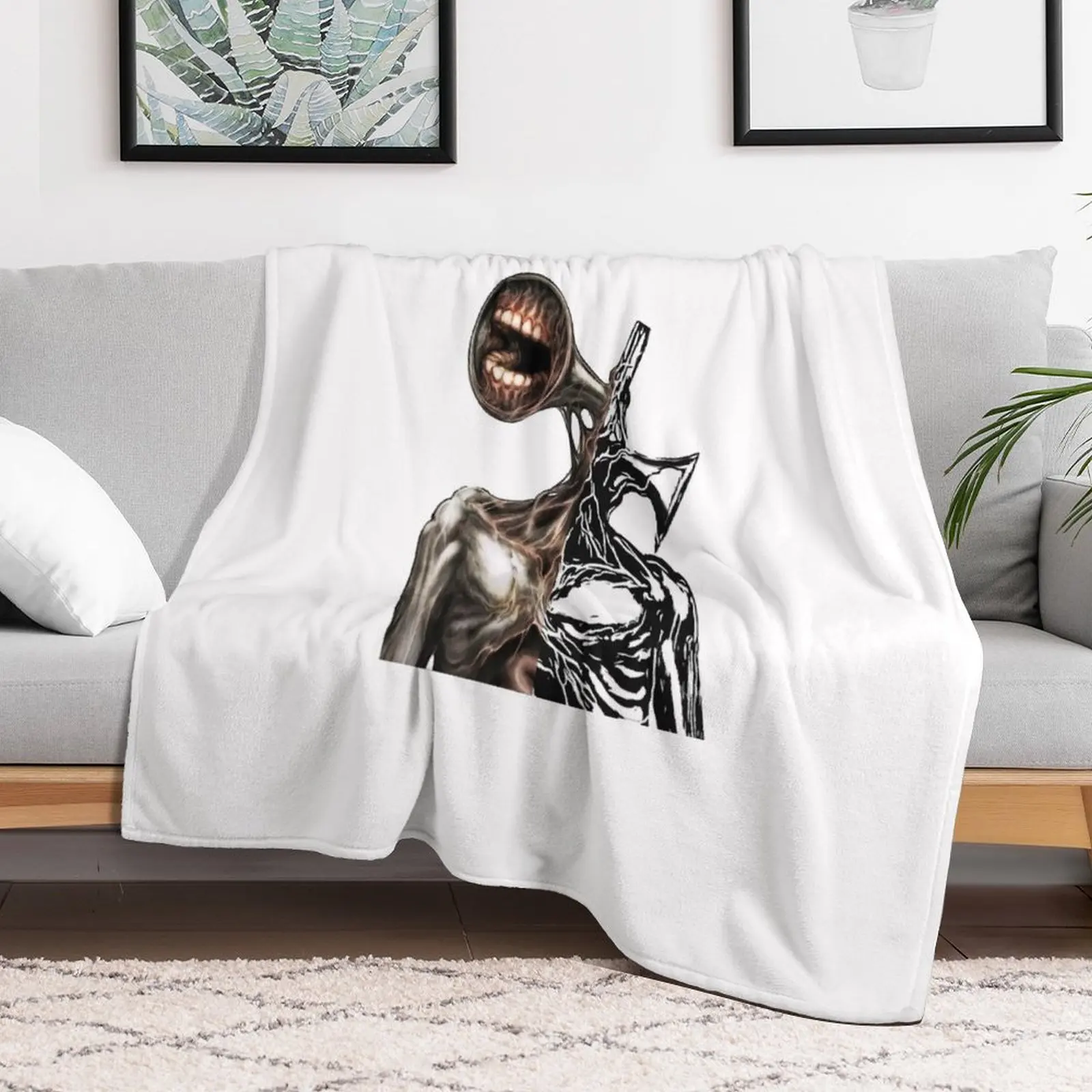 Одеяло с изображением сирены Creepypasta Creature тяжелое декоративное фланелевое одеяло