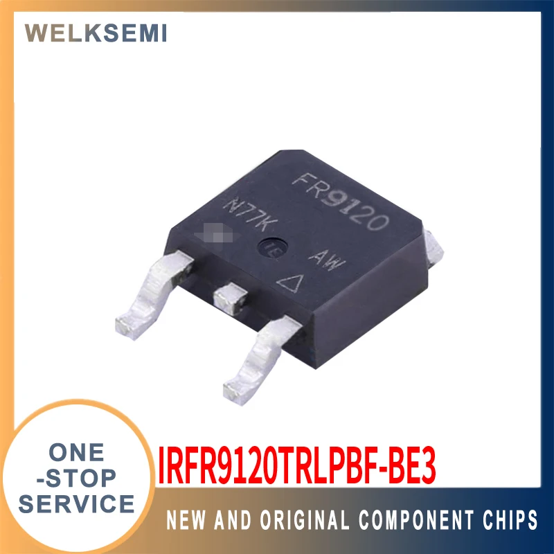 

IRFR9120TRLPBF-BE3 TO252 транзистор с полевым эффектом (MOSFET), новый оригинальный подлинный универсальный заказ