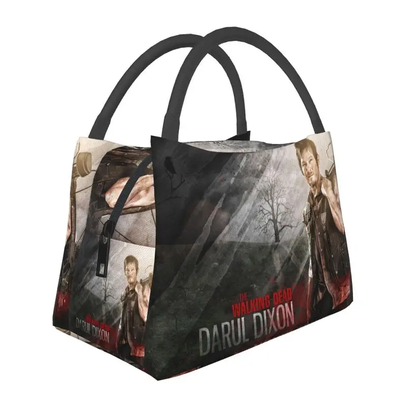 

The Walking Dead Lunch Boxes for Women Horror Zombie TV Show Thermal Cooler Food Insulated Lunch Bag Office Work Pinic Container