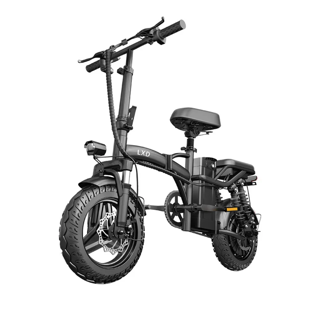 

48v Electric Bicycles 35\30ah Motor Driven Bike 400w Lithium Battery Foldable Multiple Shock Absorption Power Operated Vehicle