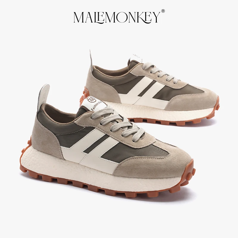 Chunky Sneakers Women Casual Sport Shoes Platform Shoes Non-slip Breathable Ladies New Trendy Trainers Thick Sole Handmade