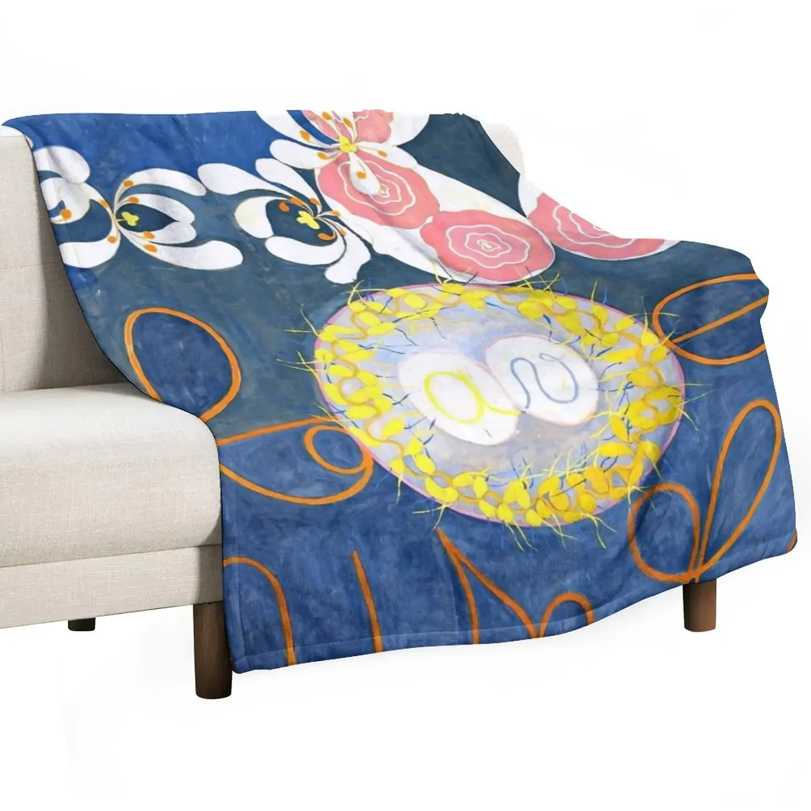 Hilma af Klint The Ten Largest No. 01 Детство Группа IV Декоративное одеяло Роскошные мягкие