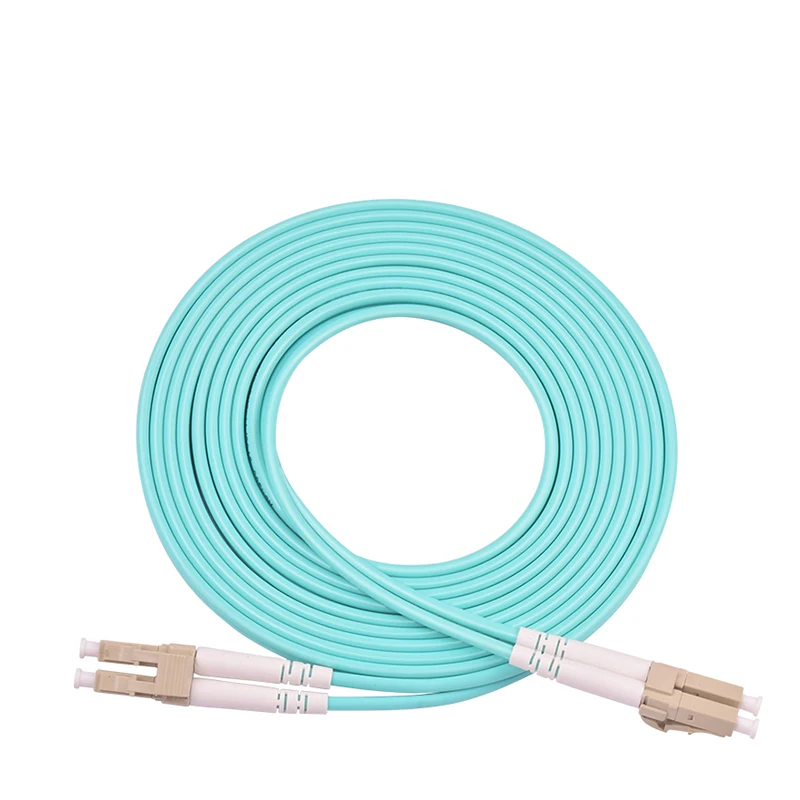 OM3 10Gbps Fiber Optic Patch Cord LC-LC UPC Multimode Duplex Fiber Jumper 2.00mm 2Core Fiber optic patch Cables for 1m-100m FTTH