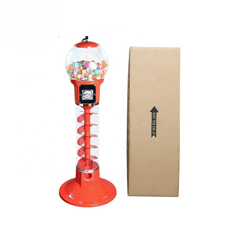 

Торговый автомат для продажи игрушек Sprial Candy Gumball
