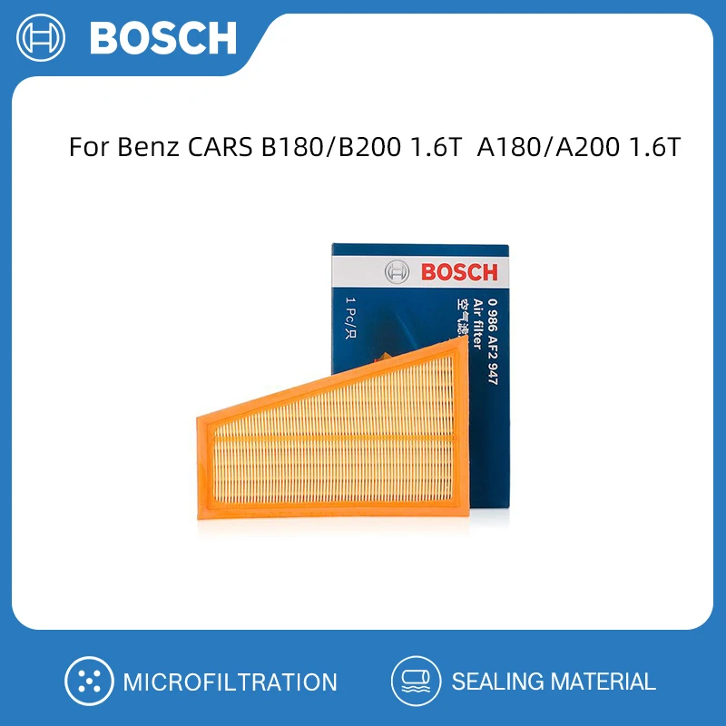 Воздушный фильтр BOSCH для автомобилей Benz B180/B200 1 6 T A180/A200 сменные автомобильные