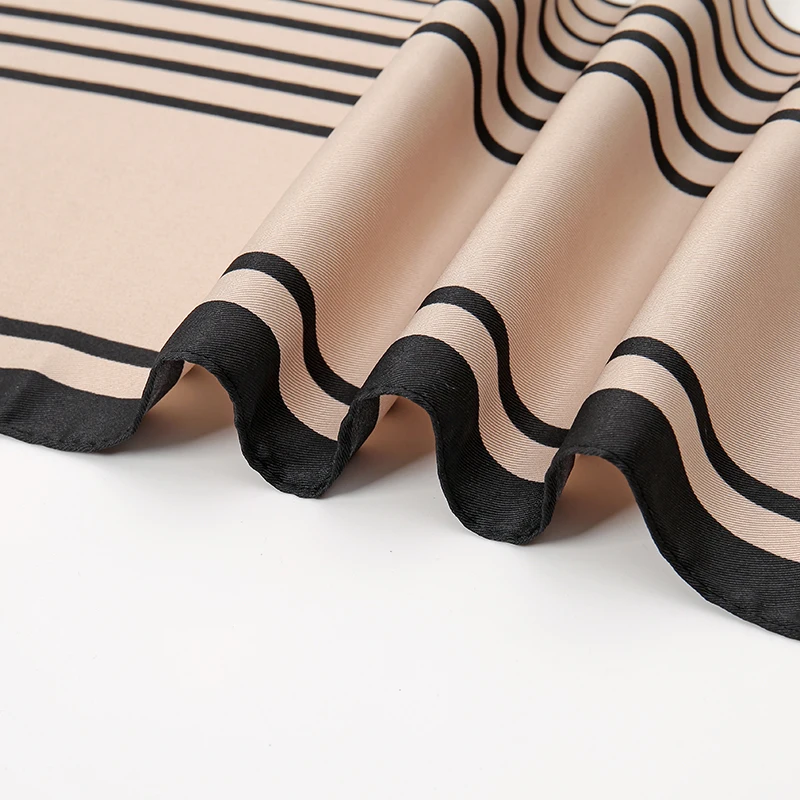 90*90 см квадратный шарф из искусственного шелка с принтом платок шаль