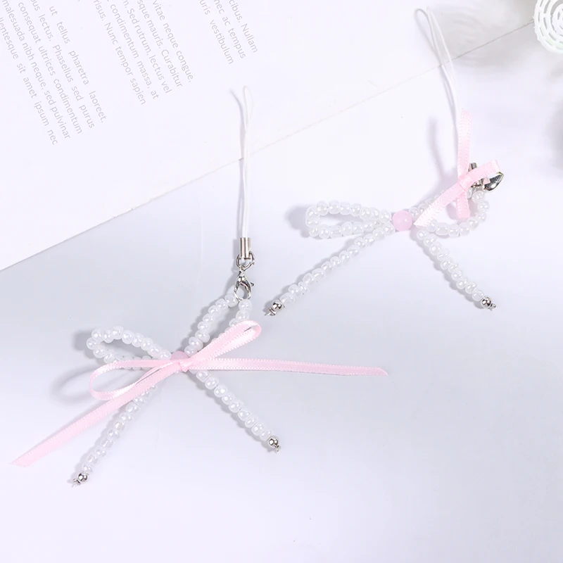 1 шт. акриловые бусины в виде банта для телефона