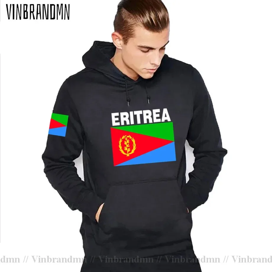 Фото Эритрея Эритрея ERI ER мужские пуловеры с капюшоном толстовки мужская толстовка уличная одежда спортивный костюм в стиле хип-хоп флаг страны весна №1