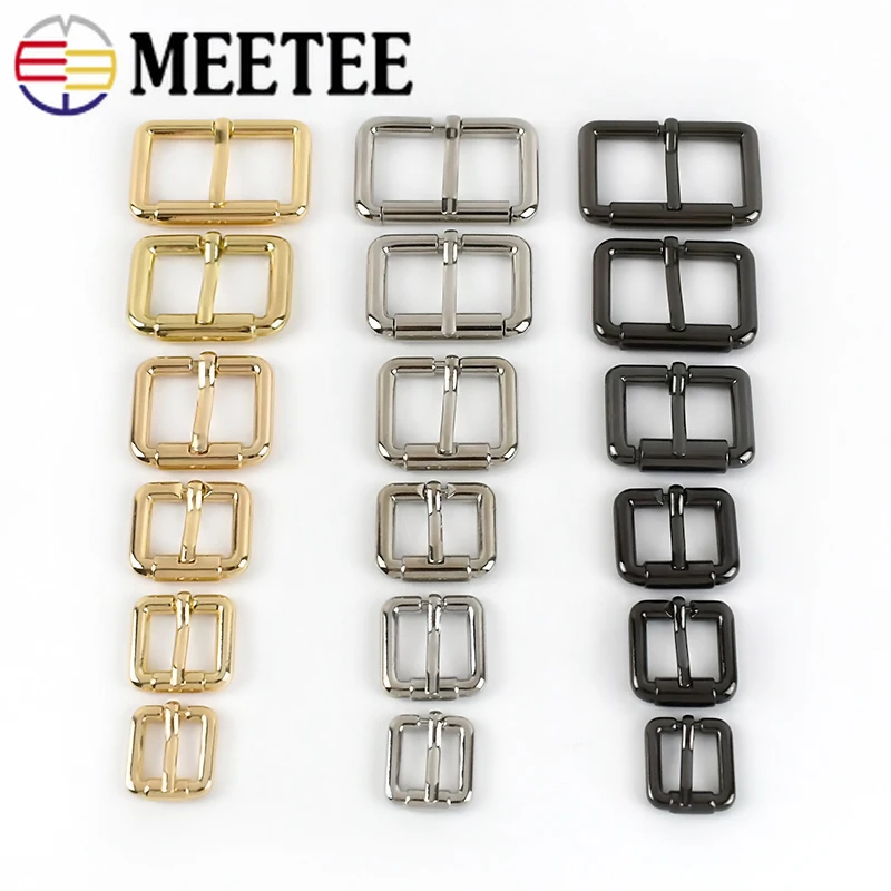 Металлические регулируемые пряжки Meetee 10-38 мм для сумок ремней кожаных рюкзаков