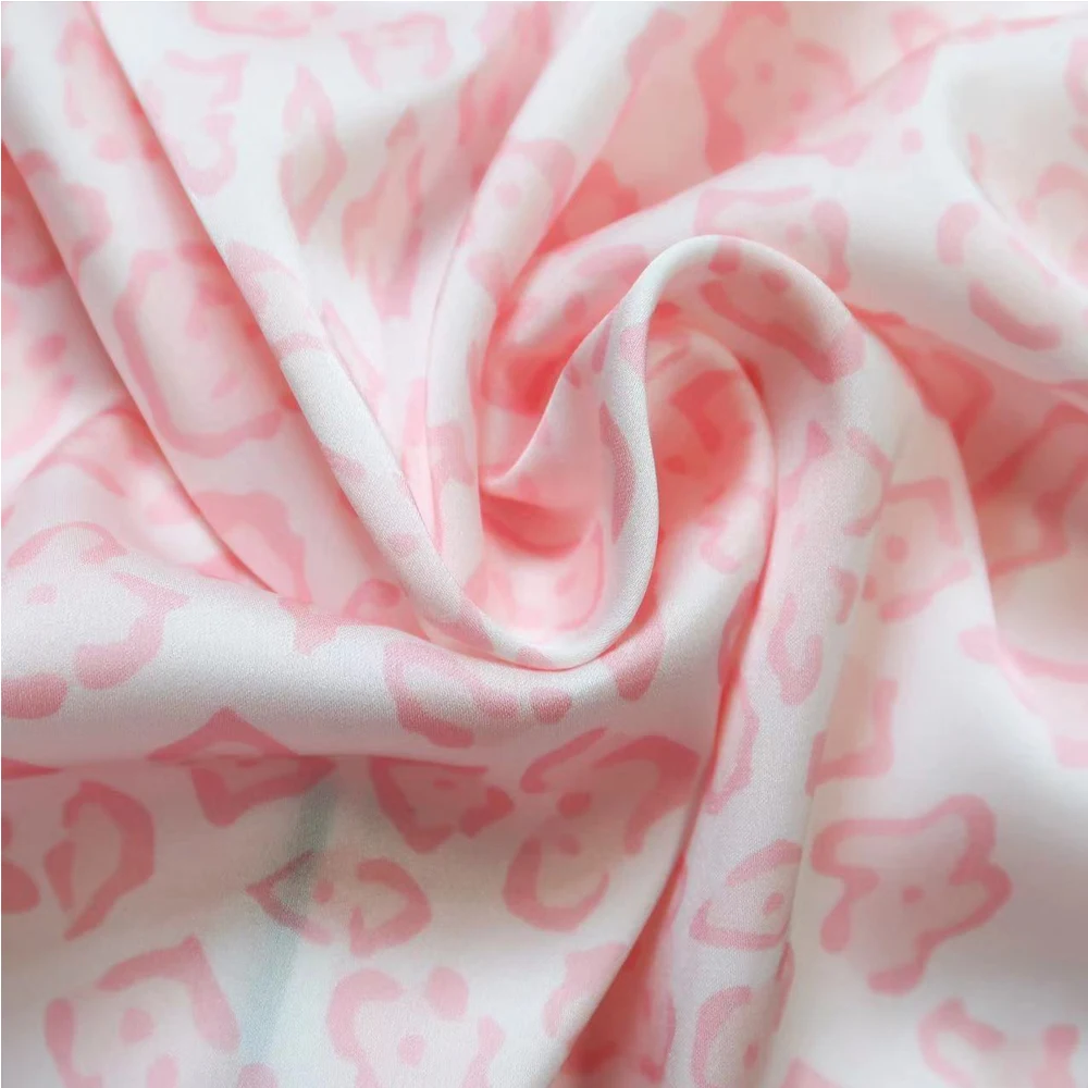 Wholesale Summer Ladies Pajamas Set Ladies Homewear Ice Silk Short Sleeve Ladies Pajamas Pajamas 2-Piece Set Free Shipping